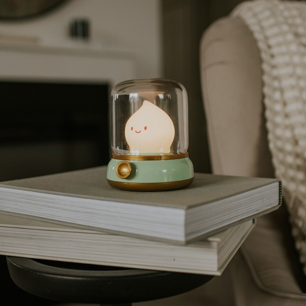 Led lamp - Litlle Flame Green