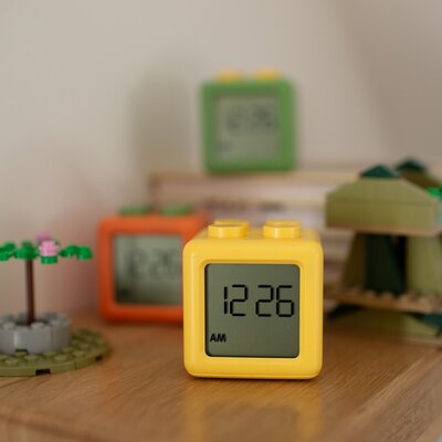 Alarm Clock- Block Orange