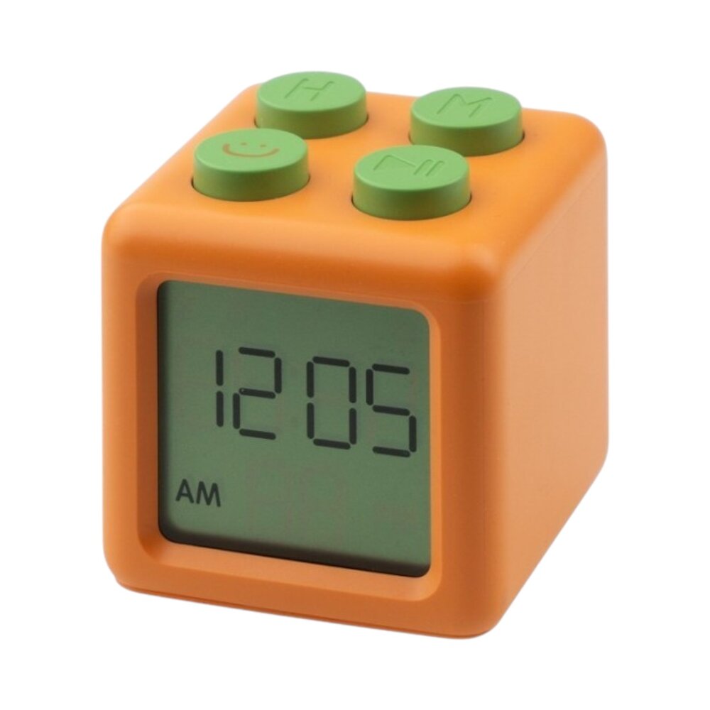 Alarm Clock- Block Orange