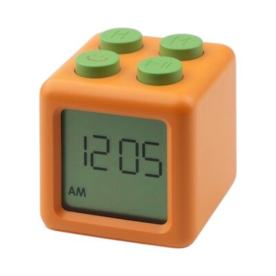Alarm Clock- Block Orange