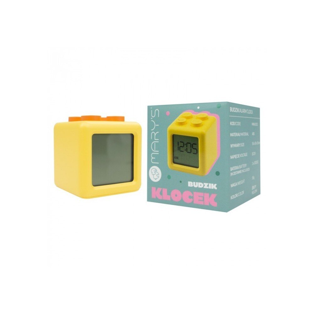 Alarm Clock- Block Yellow