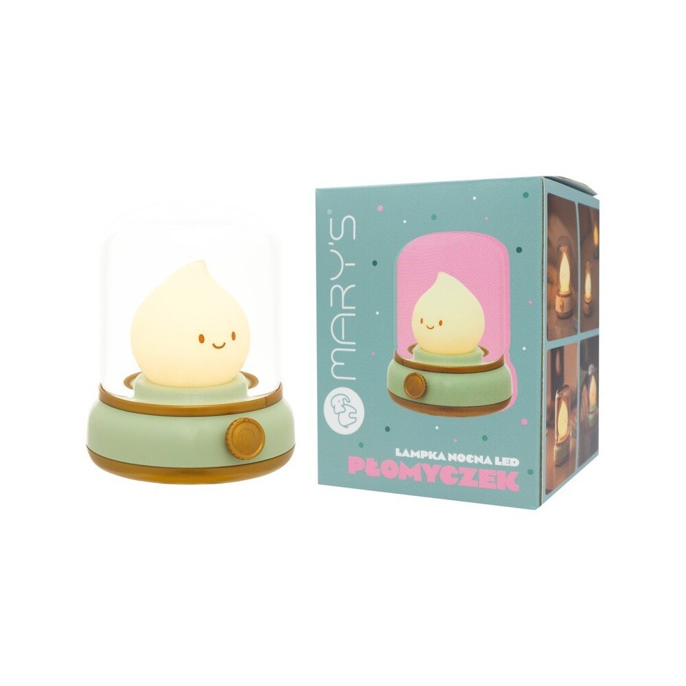 Led lamp - Litlle Flame Green