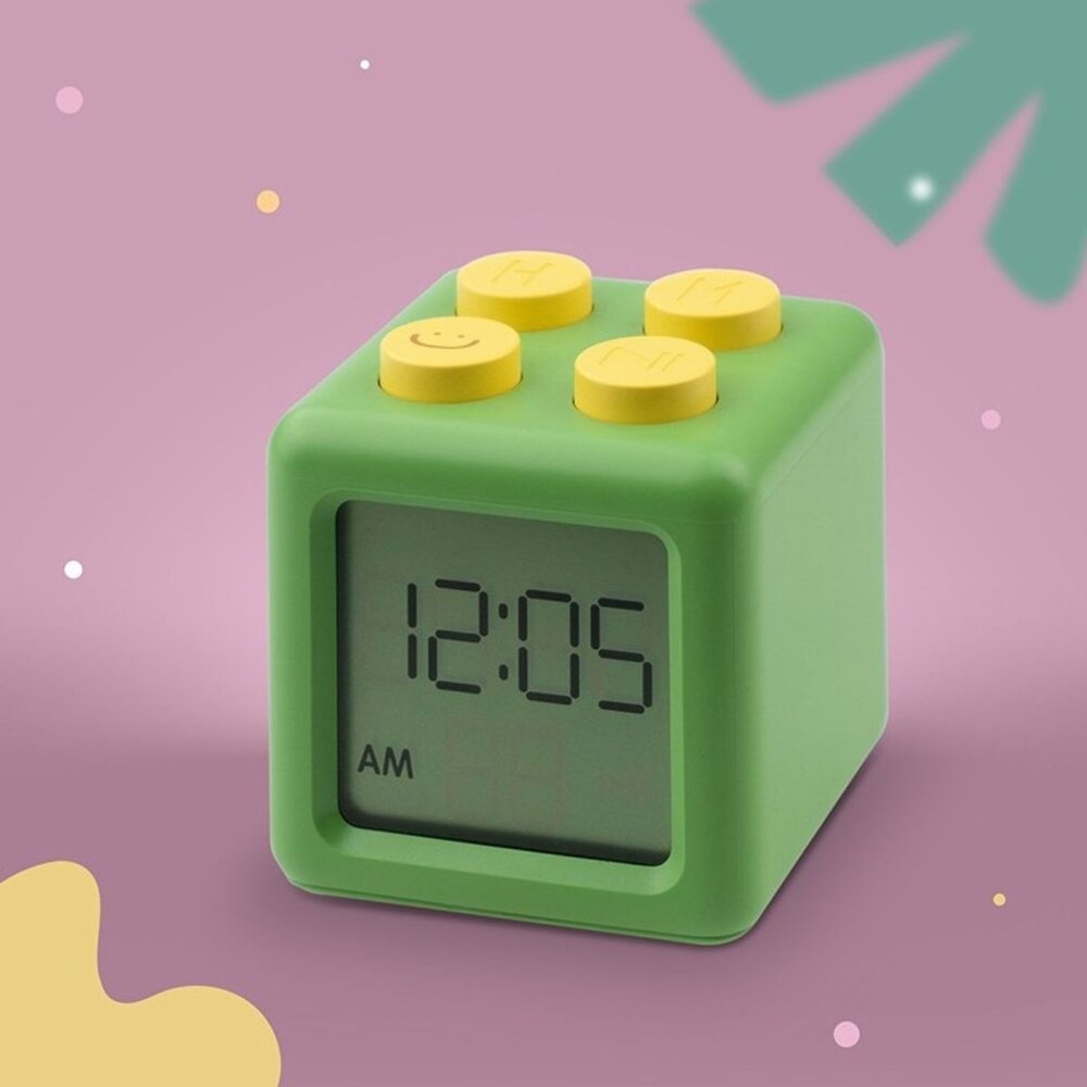 Alarm Clock- Block Green