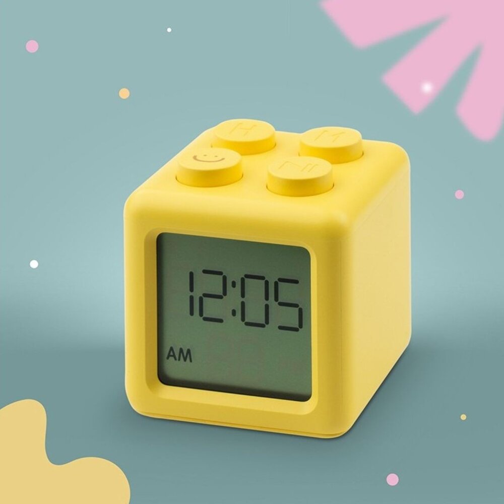 Alarm Clock- Block Yellow