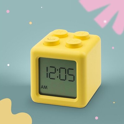 Alarm Clock- Block Yellow
