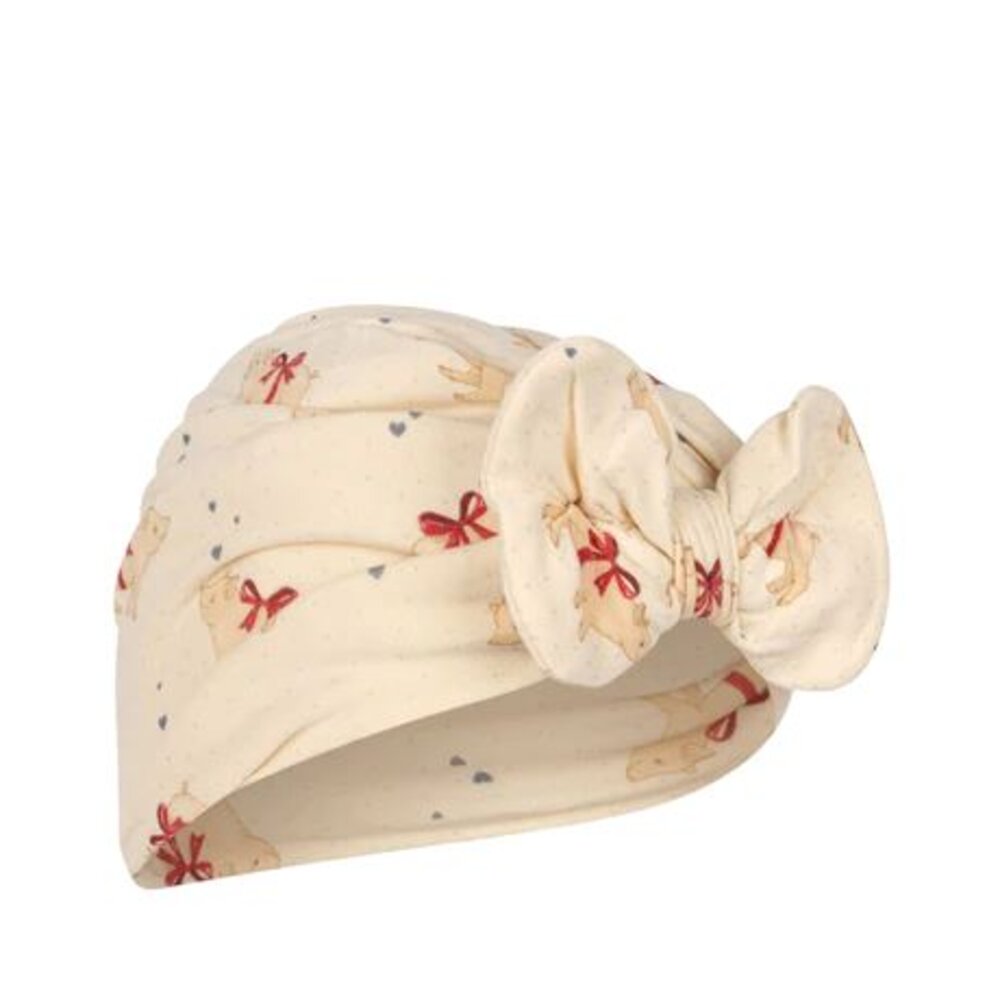 Basic 2 pack bambi bunnet gots Marzipan/sand