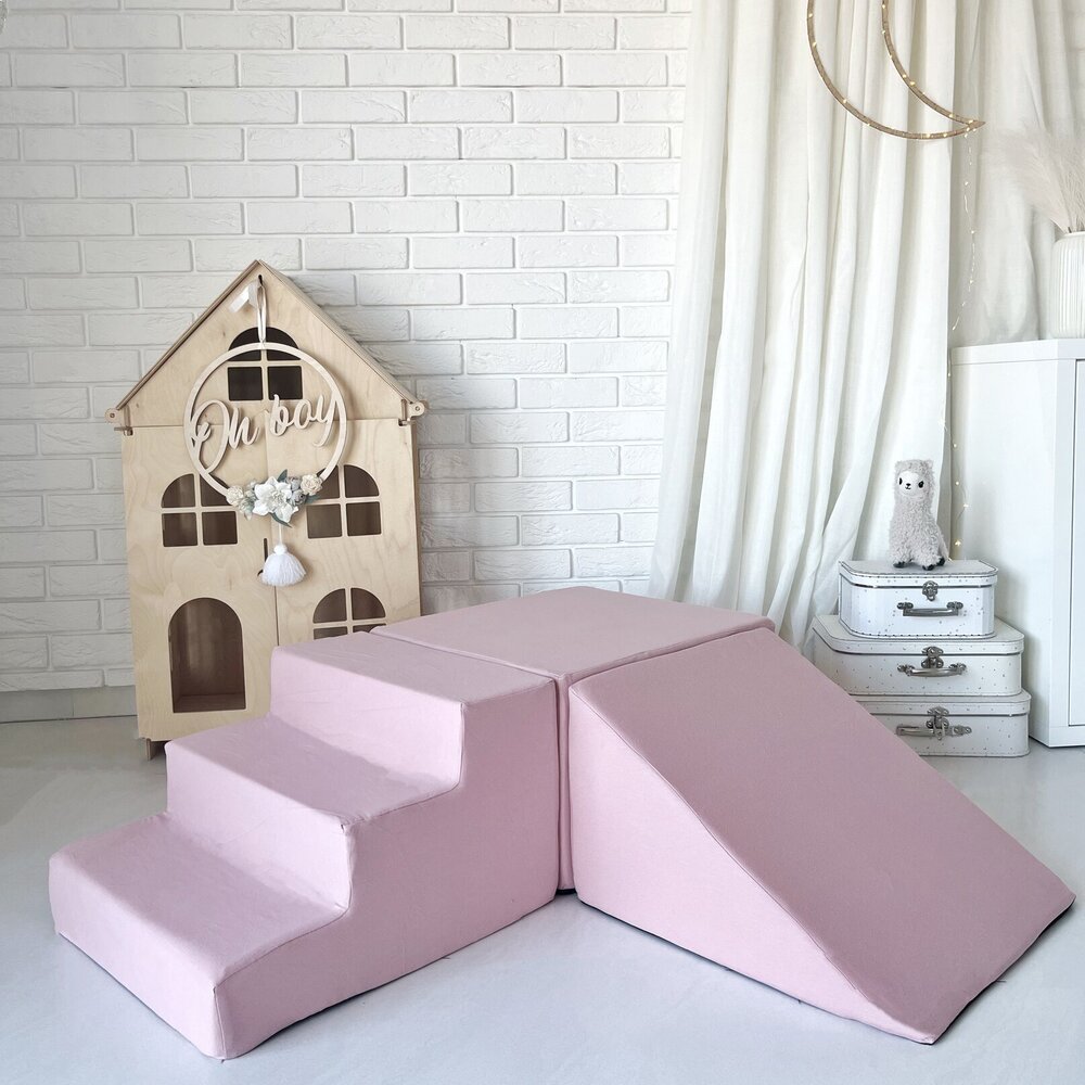 Foam speelset katoen (3st) Pink