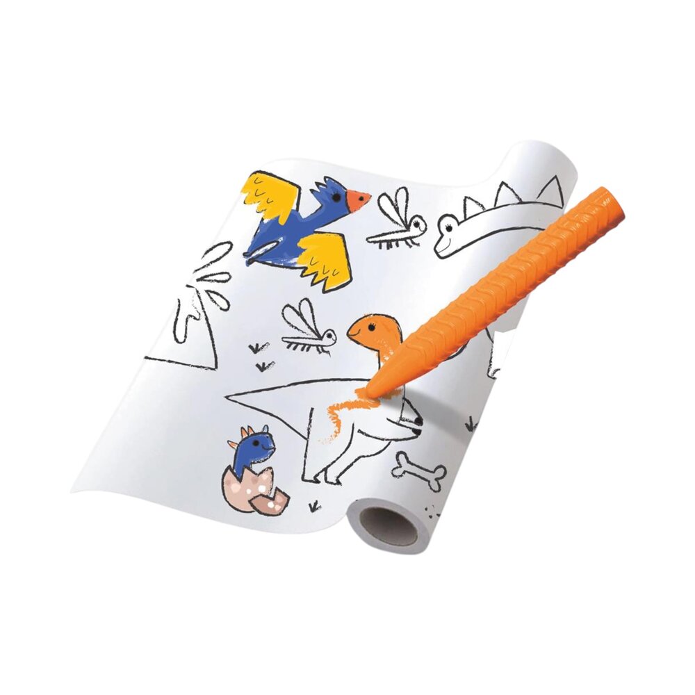 Kleurrol kit Dino wereld