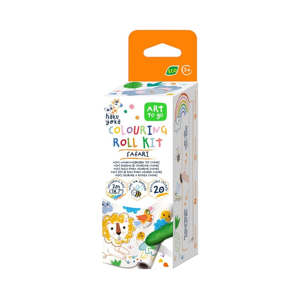 Mini kleurrol kit - Safari