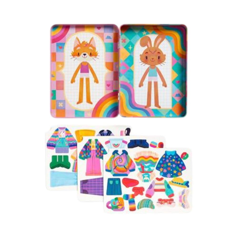 Dress-up rainbow fashion