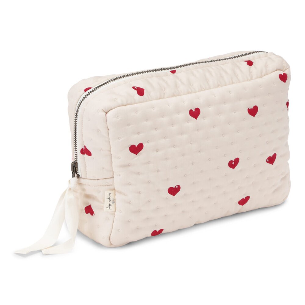 Big quilted toilettas amour rouge