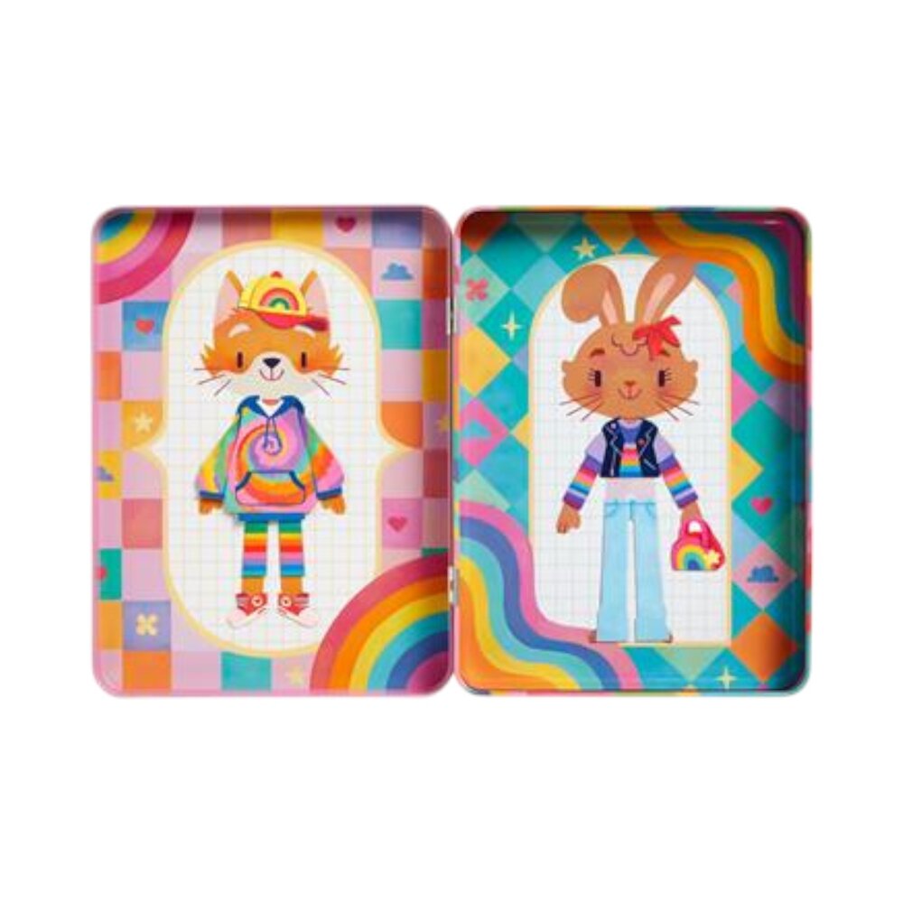 Dress-up rainbow fashion