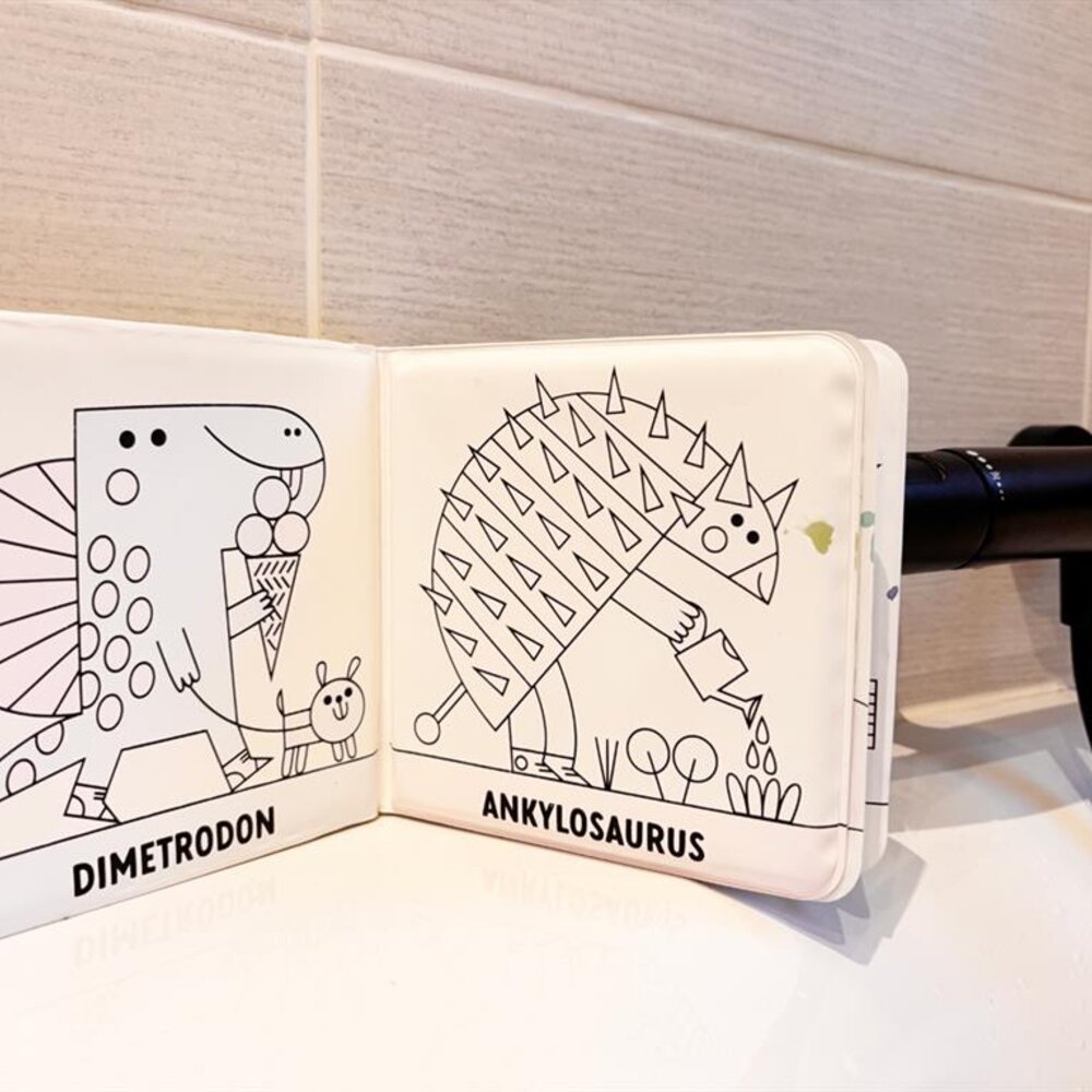 Badboek Dino's magische kleuren