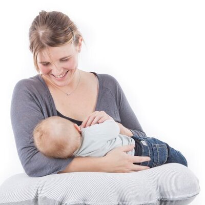 Voedingskussen Softy Light grey