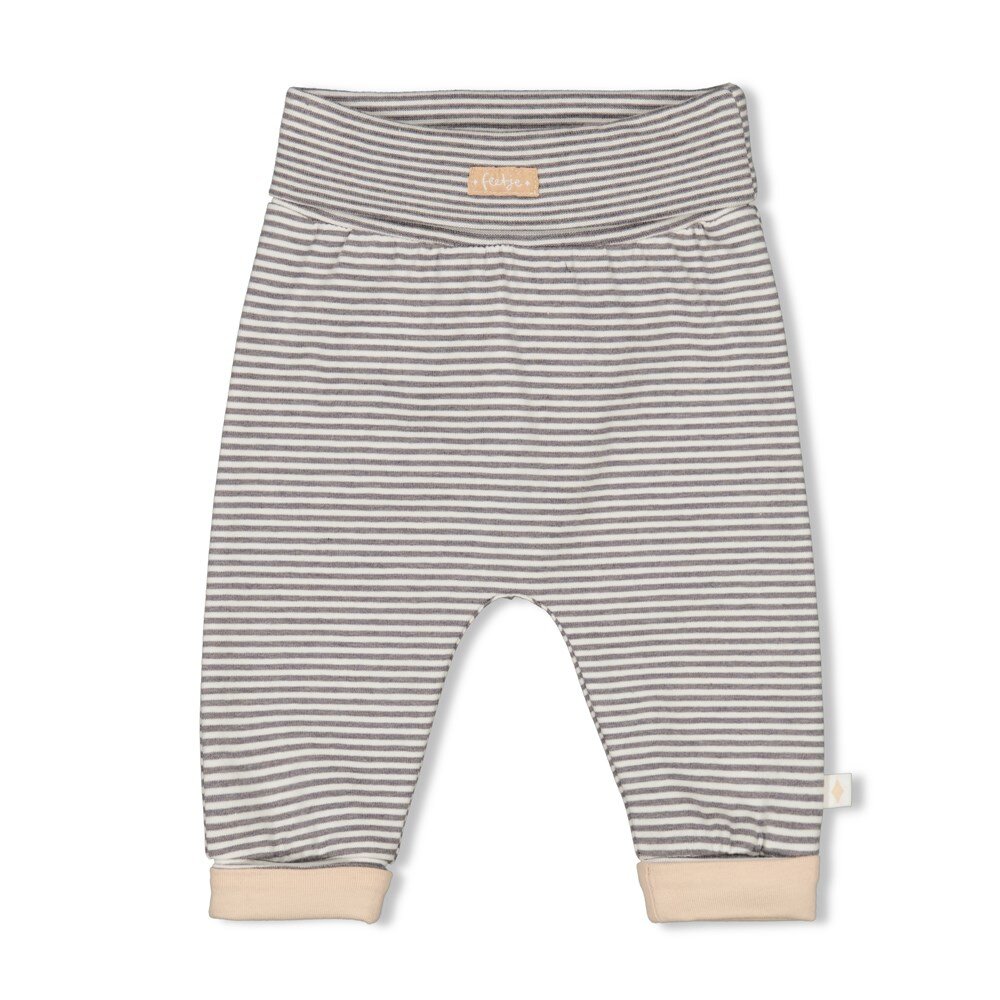 Broek Sparkle gestreept Antraciet melange