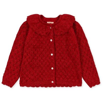 Holiday cardigan Savy red