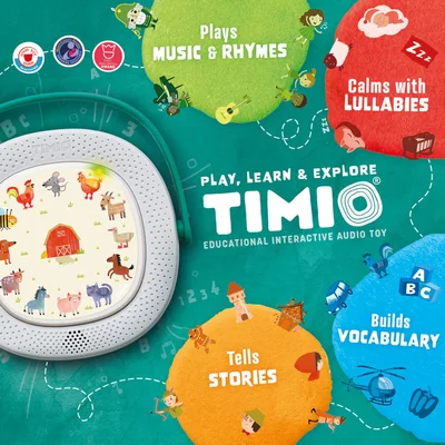 Timio player + 5 discs oplaadbaar