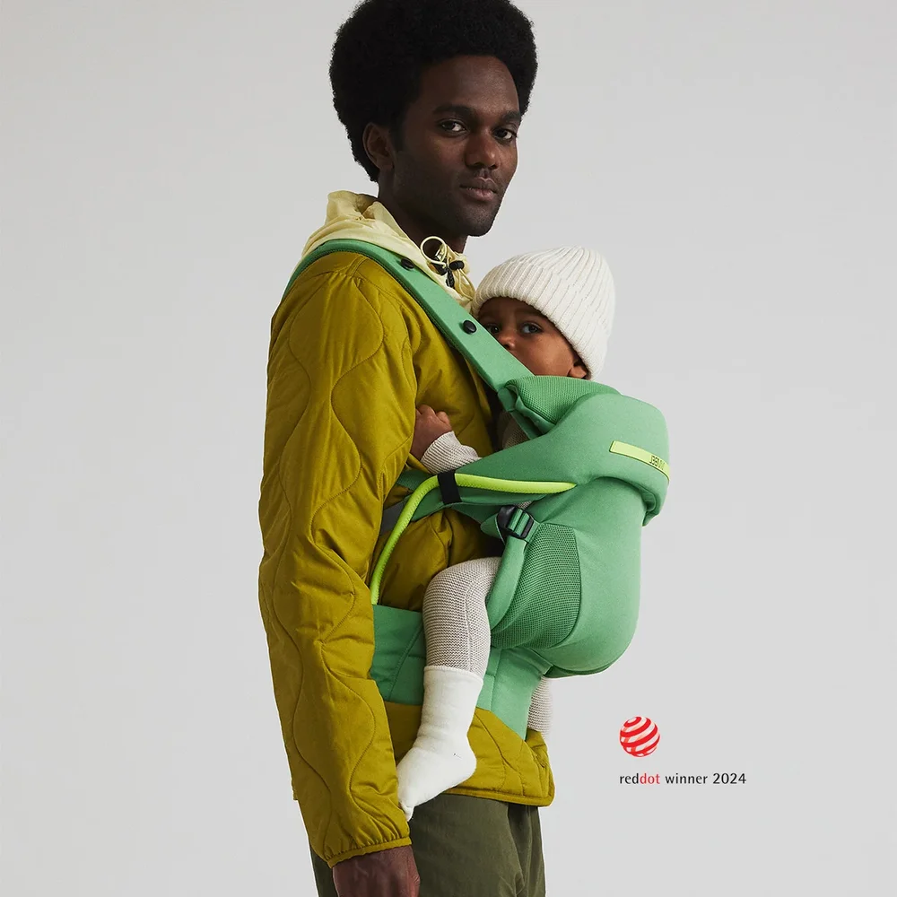 Babydraagzak Mineral green