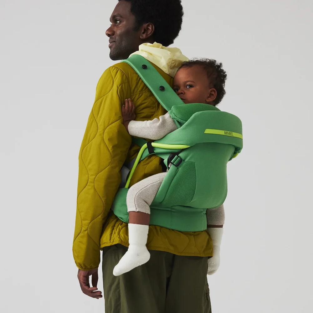 Babydraagzak Mineral green