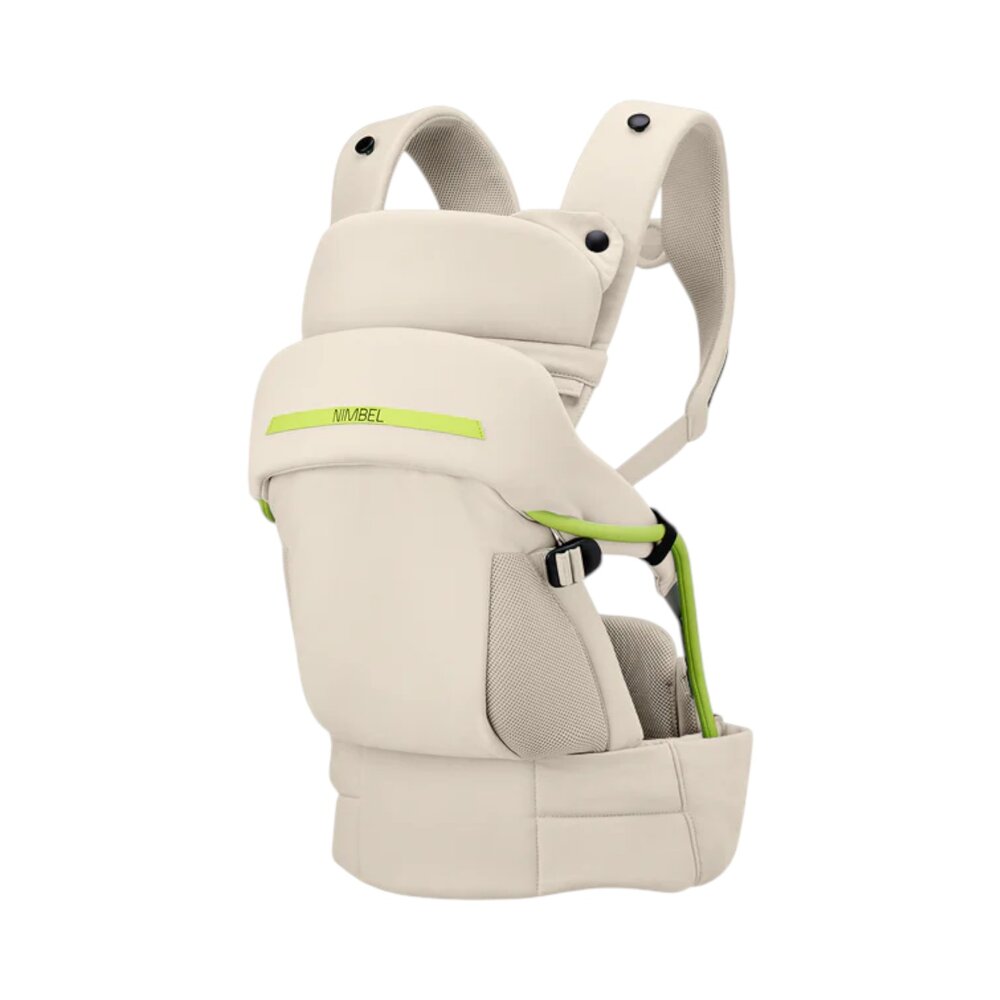 Babydraagzak Oat white