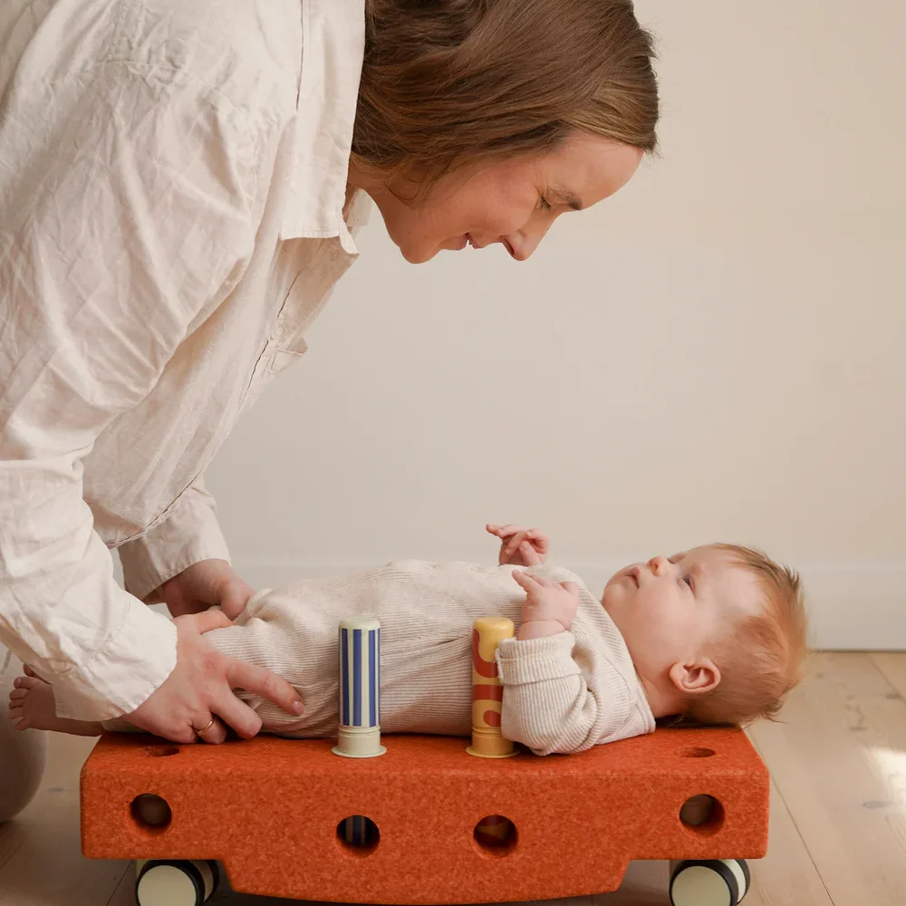 Baby activiteitenset Burnt Orange / Dusty Green
