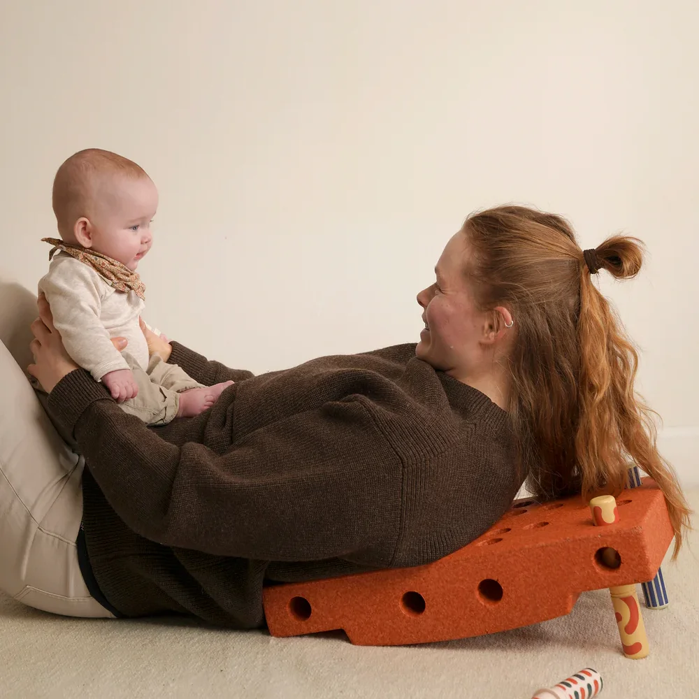 Baby activiteitenset Burnt Orange / Dusty Green