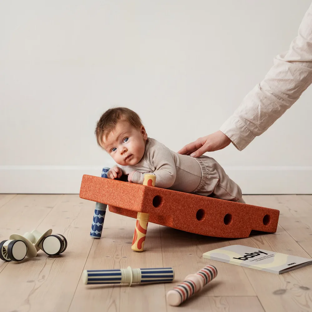 Baby activiteitenset Burnt Orange / Dusty Green