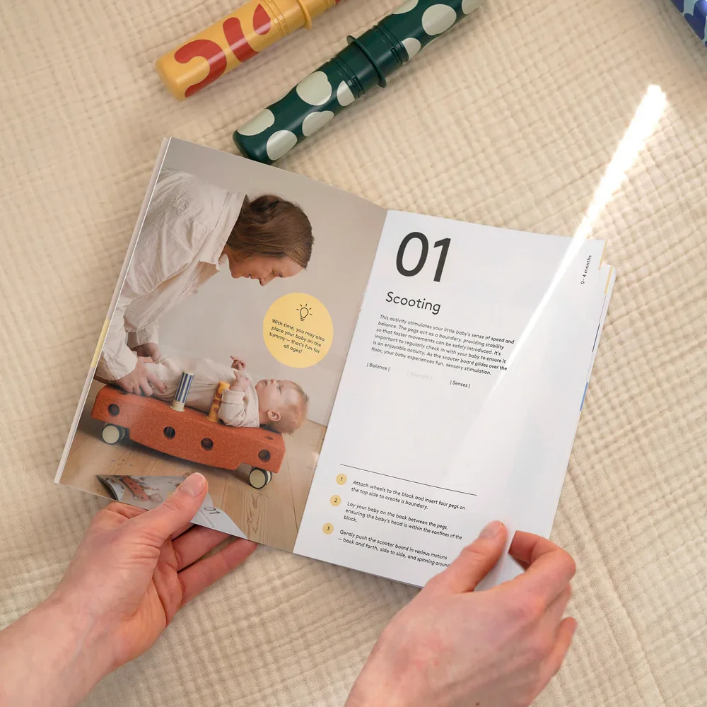Baby activiteitenset Sand Grey / Honey Yellow