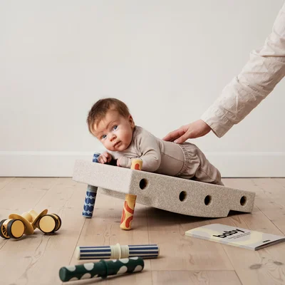 Baby activiteitenset Sand Grey / Honey Yellow