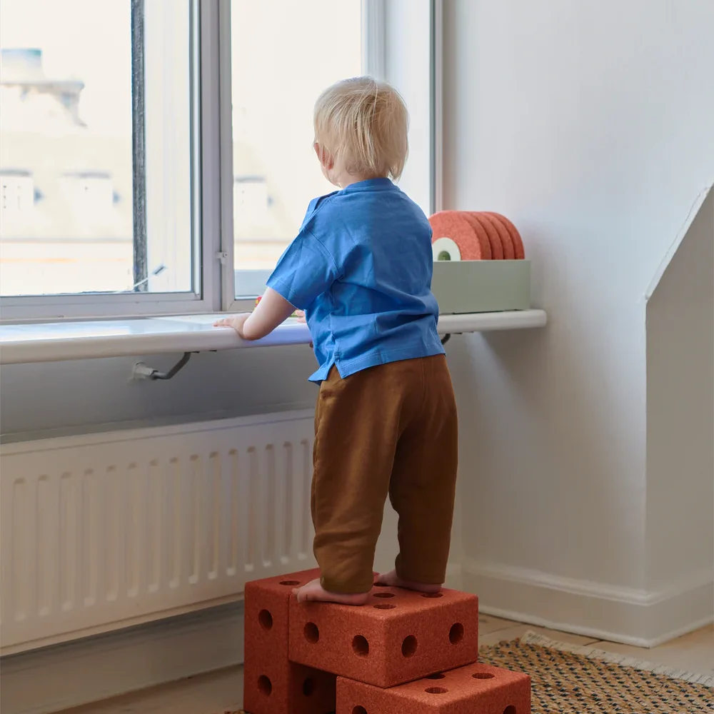 3-in-1 babywalker Burnt Orange / Dusty Green