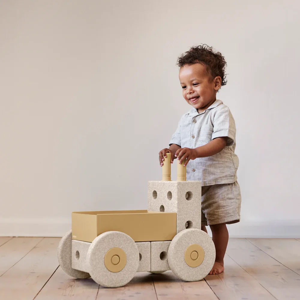 3-in-1 babywalker Sand Grey / Honey Yellow