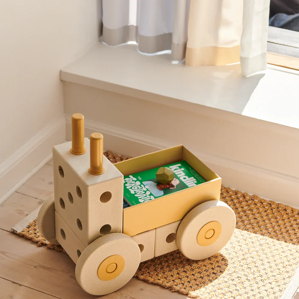 3-in-1 babywalker Sand Grey / Honey Yellow