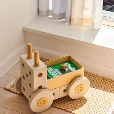3-in-1 babywalker Sand Grey / Honey Yellow