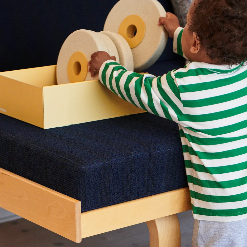 3-in-1 babywalker Sand Grey / Honey Yellow