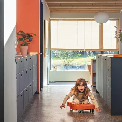 Scooter board Burnt Orange / Dusty Green