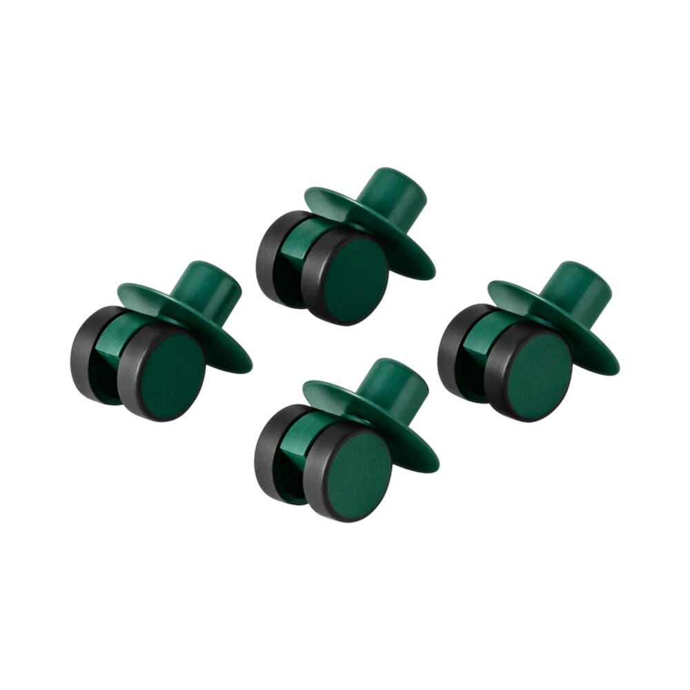 Zwenkwielen 4x Forest Green