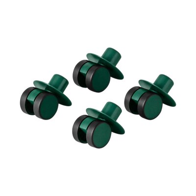 Zwenkwielen 4x Forest Green