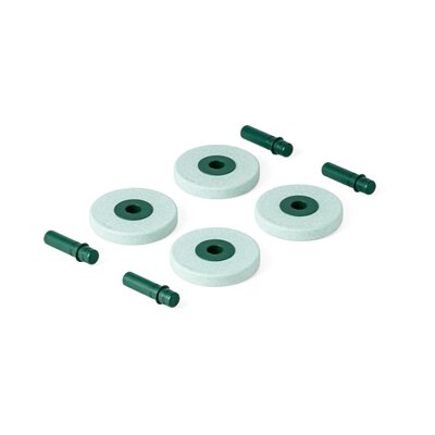 Foam wielen Ocean Mint / Forest Green