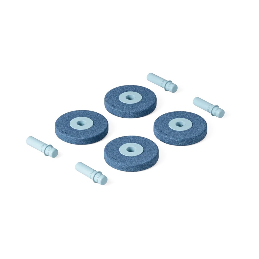 Foam wielen Deep Blue / Sky Blue