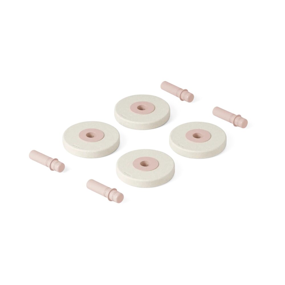 Foam wielen Sand Grey / Soft Rose