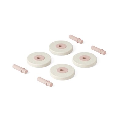 Foam wielen Sand Grey / Soft Rose