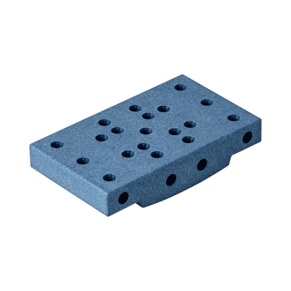 Blokken gebogen basis Deep Blue