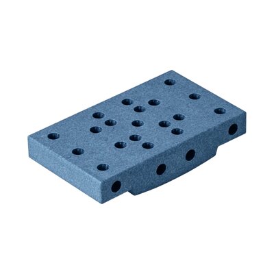 Blokken gebogen basis Deep Blue
