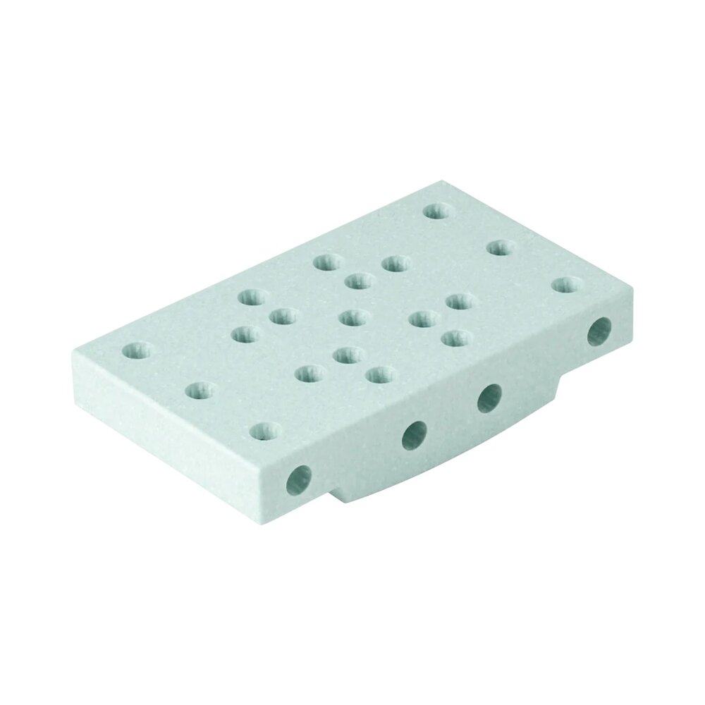 Blokken gebogen basis Ocean Mint