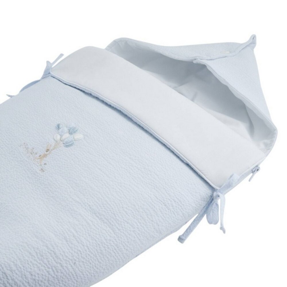 Voetenzak 3-punts fixatie Blue garden party