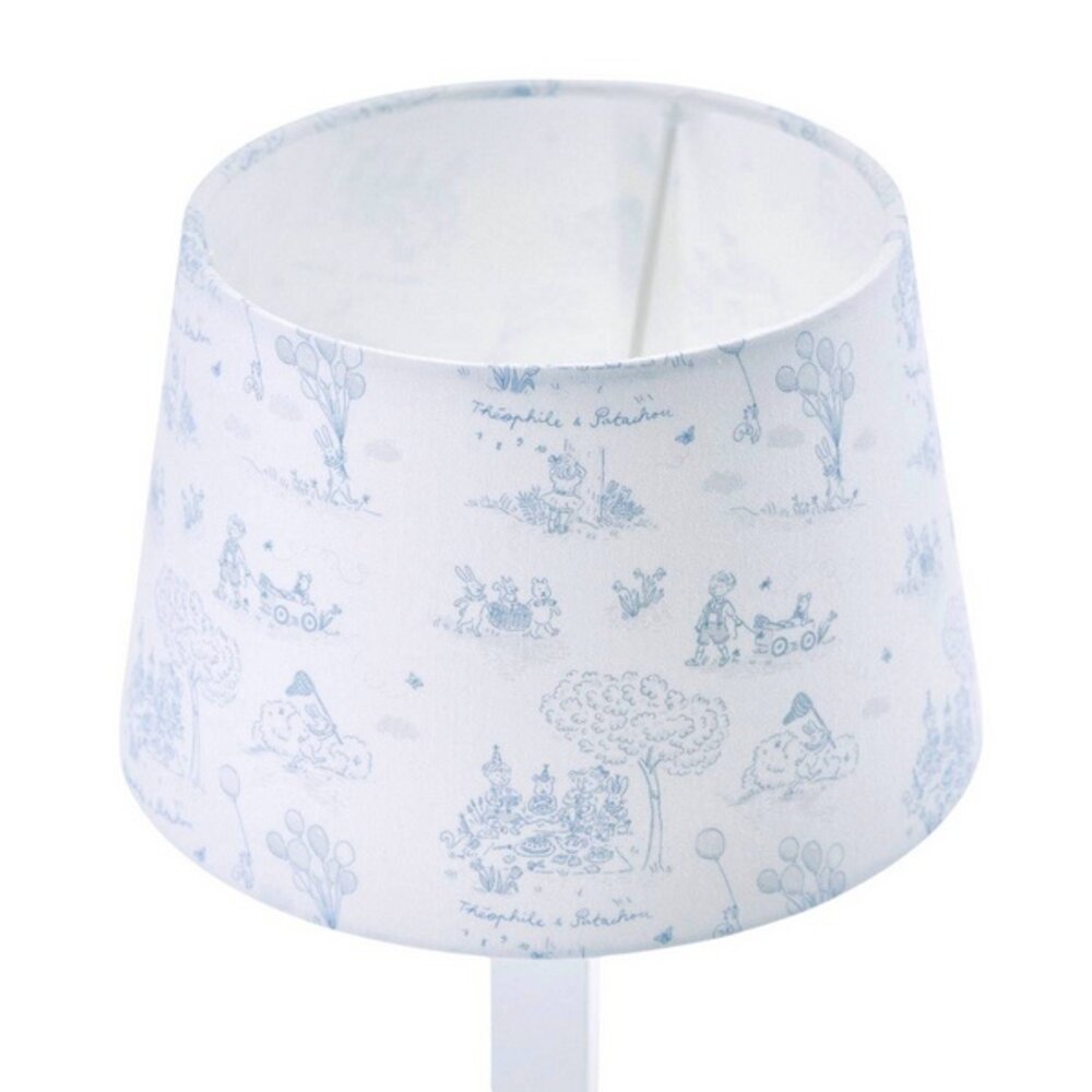 Kleine lampenkap - Gedrukt Blue garden party