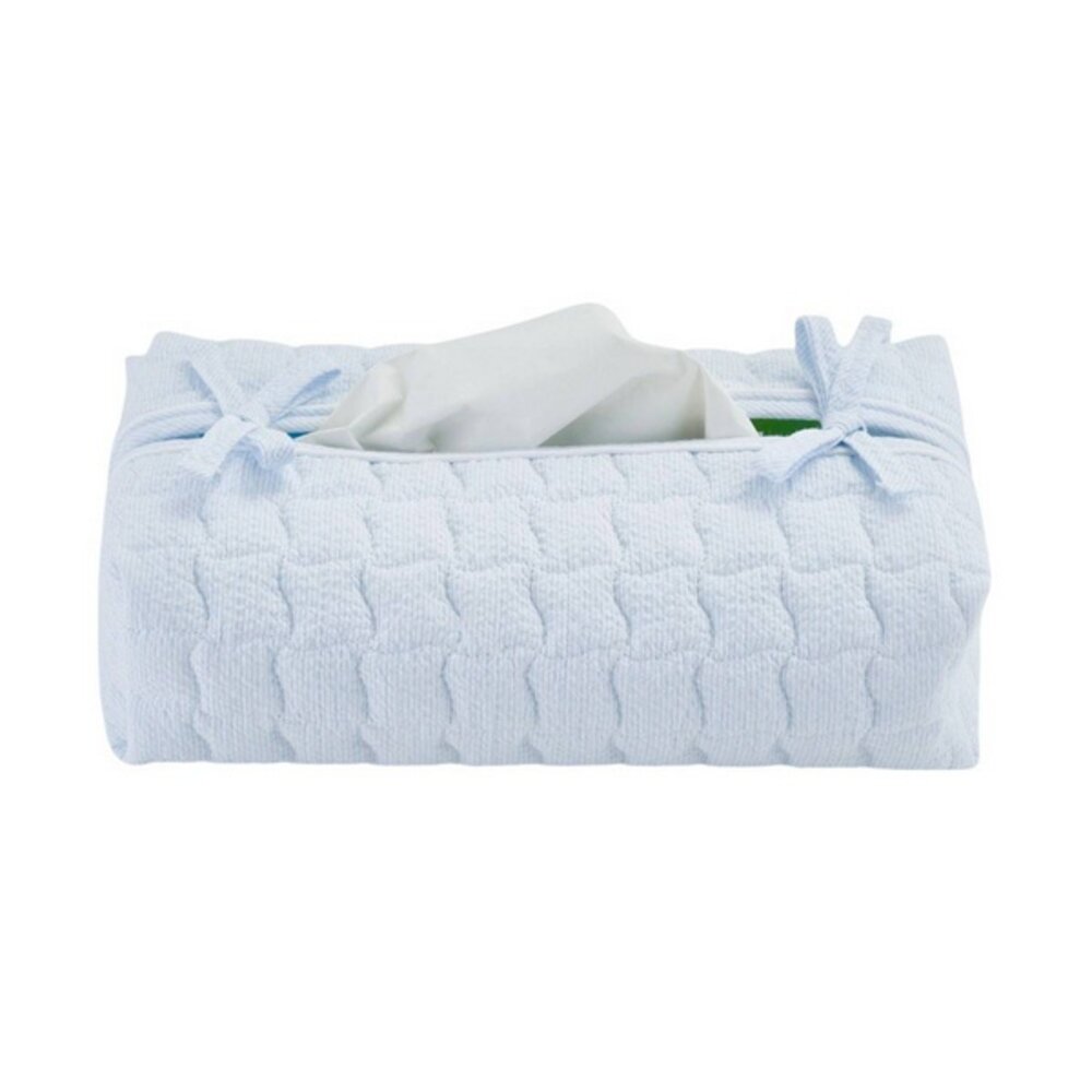 Hoes voor kleenex-doos - Gewatteerd Blue garden party
