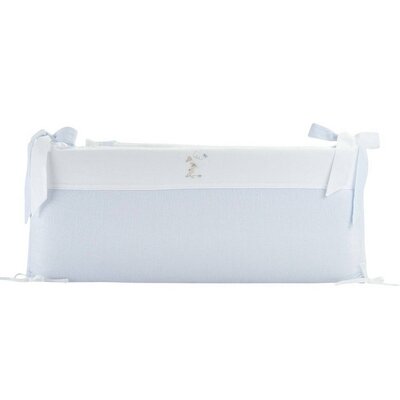 Bedbeschermer 60cm - Katoen (60x60x60cm) H:30cm Blue garden party