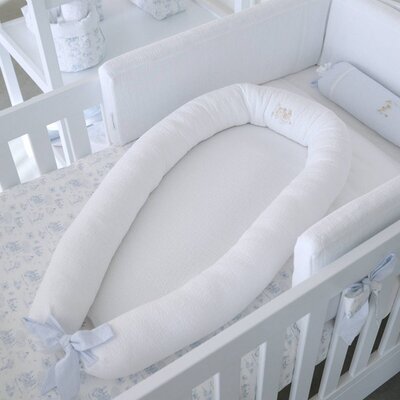 Baby slaapnestje - Gewafeld Blue garden party