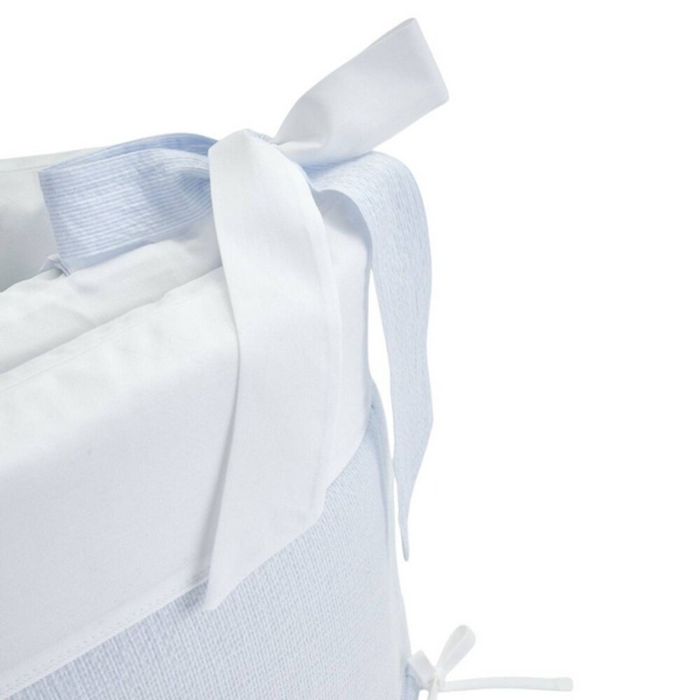 Bedbeschermer 60cm - Katoen (60x60x60cm) H:30cm Blue garden party
